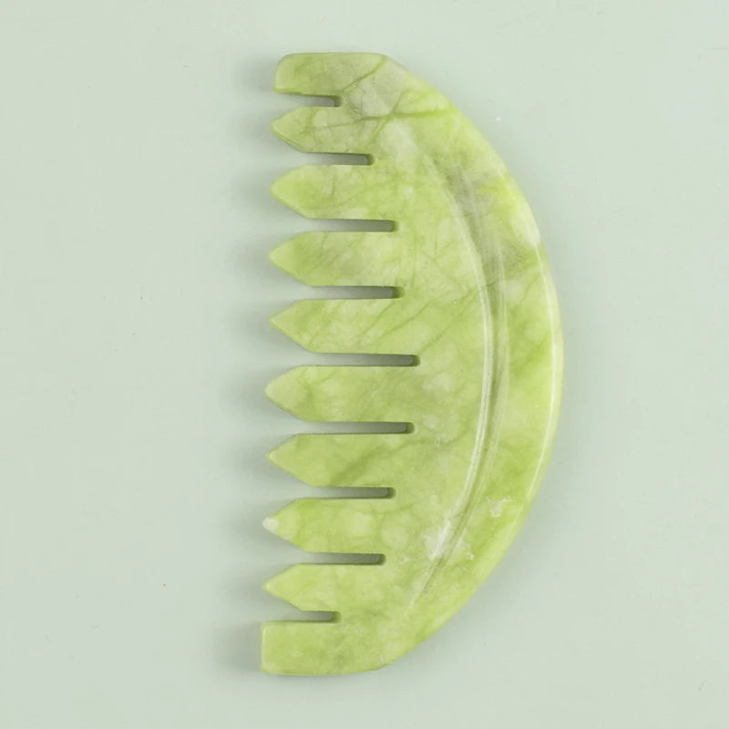 Gua Sha De Jade Peigne