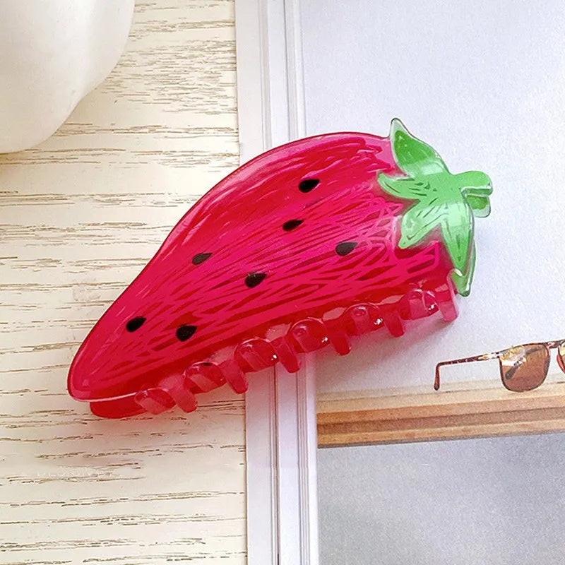Pince Cheveux Fraise