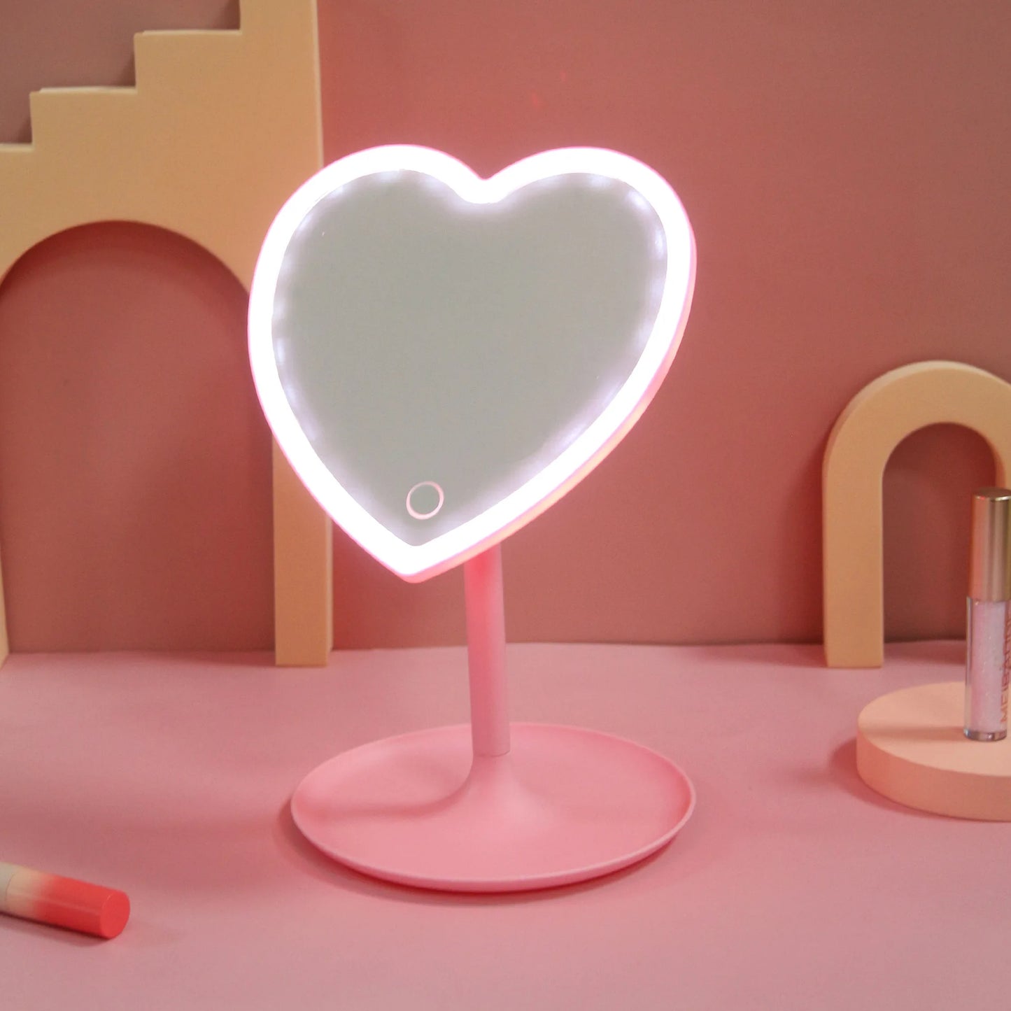 Miroir à Pied Coeur