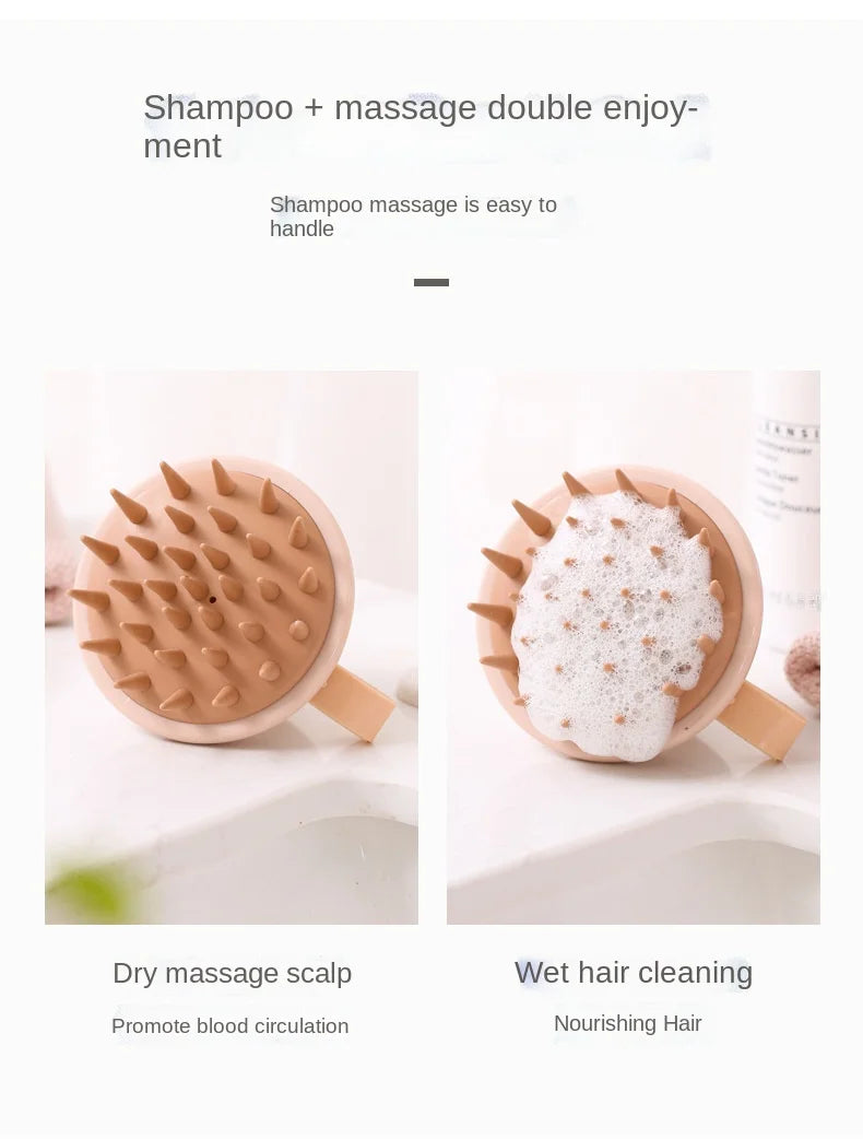 Brosse à Shampoing Silicone