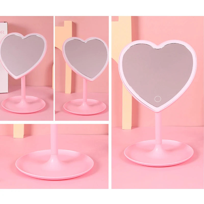 Miroir à Pied Coeur
