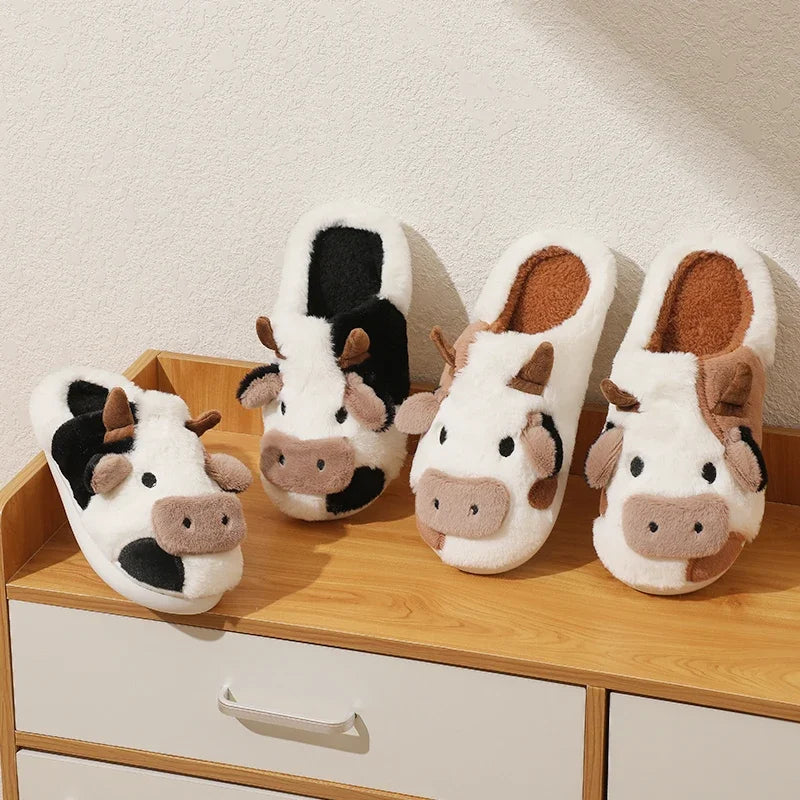 Chaussons Femme Vache