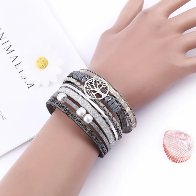 Bracelet Femme Multiple Arbre de Vie