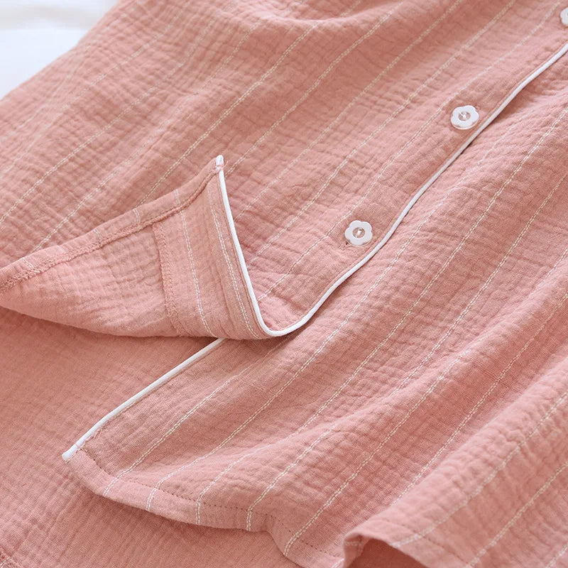 Robe de Chambre Femme Boutonnée Devant
