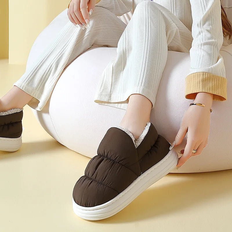 Chaussons Fourrés Femme