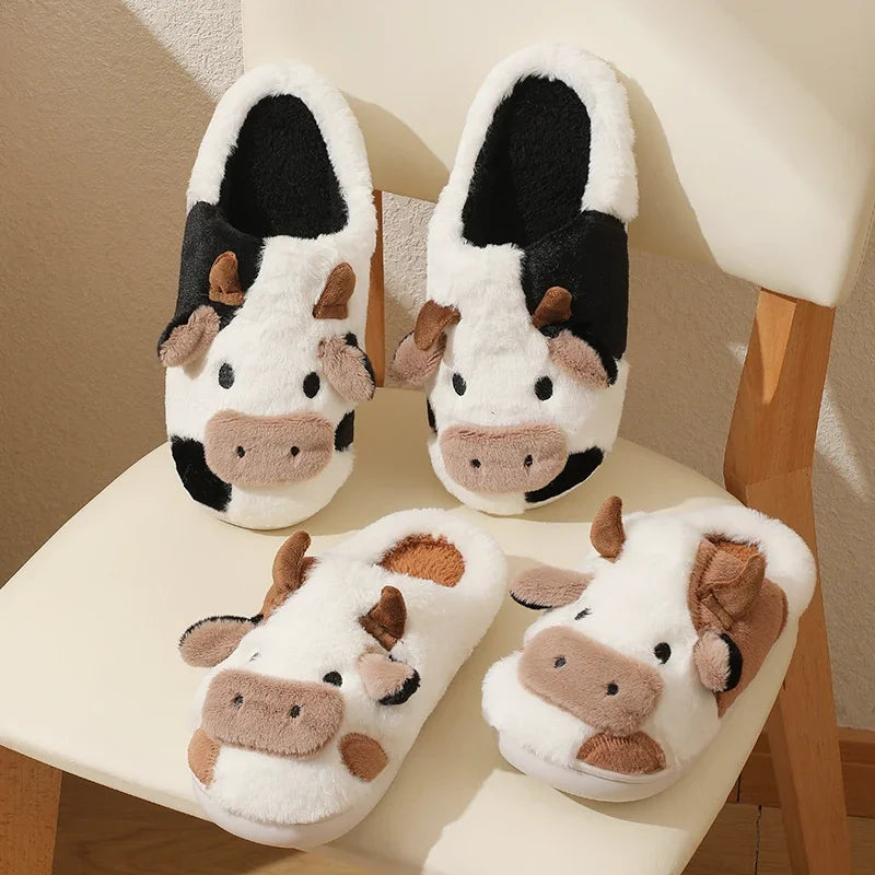 Chaussons Femme Vache