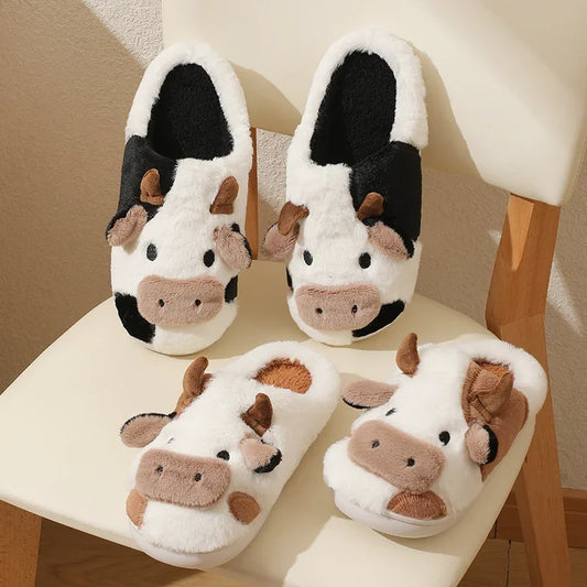 Chaussons Femme Vache