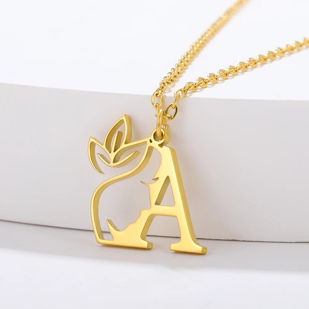 Collier Femme avec Lettre