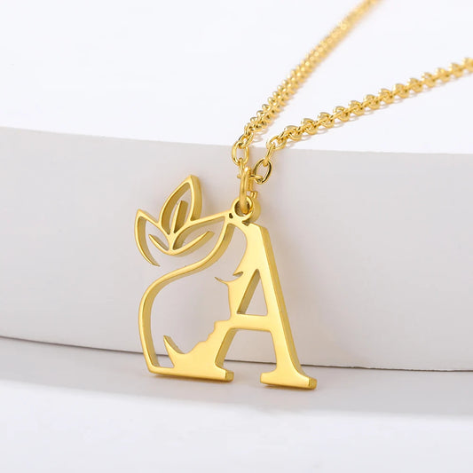 Collier Femme avec Lettre